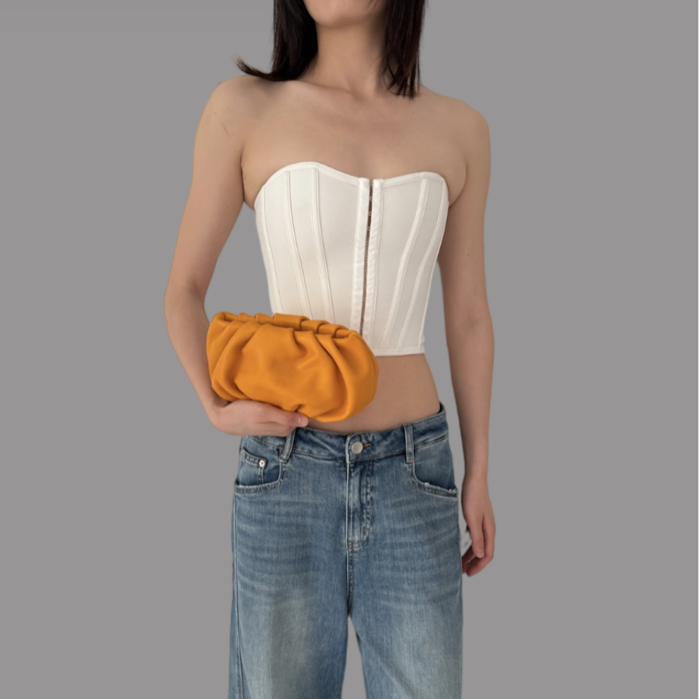 Bubble 8 Daffodil Yellow Clutch