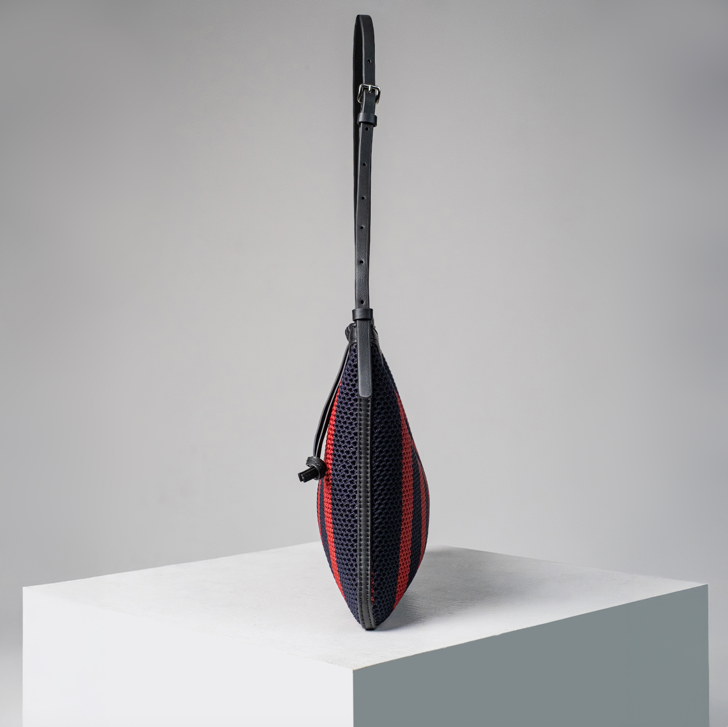 Veil Net Navy & Wine Shoulder Bag (COMING SOON)