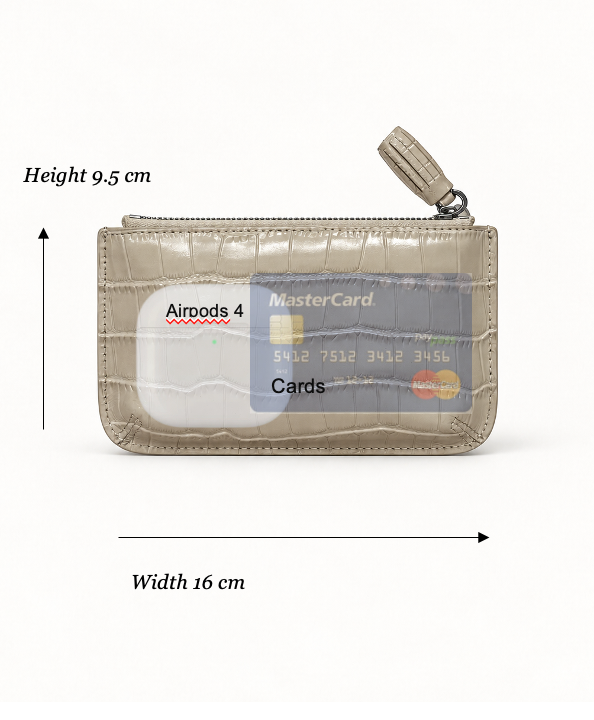 Le Coin Ivory Croco-Embossed (Coming Soon)