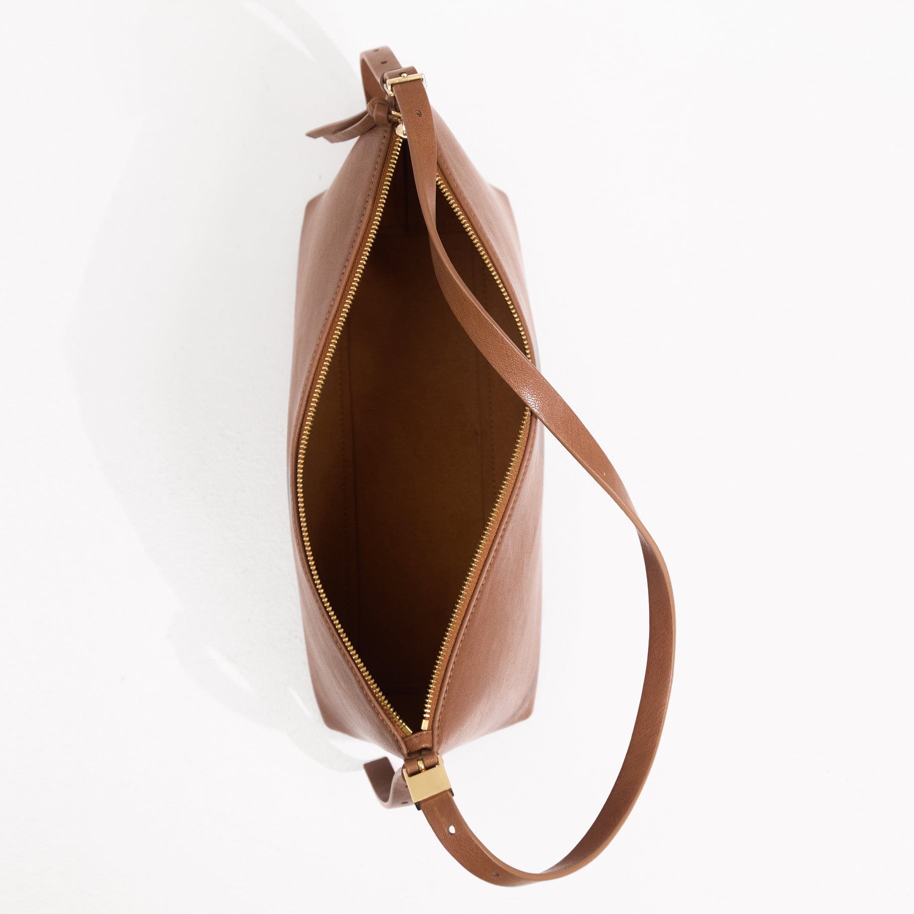 Dune Pebbled Goat Tan Shoulder Bag (COMING SOON)
