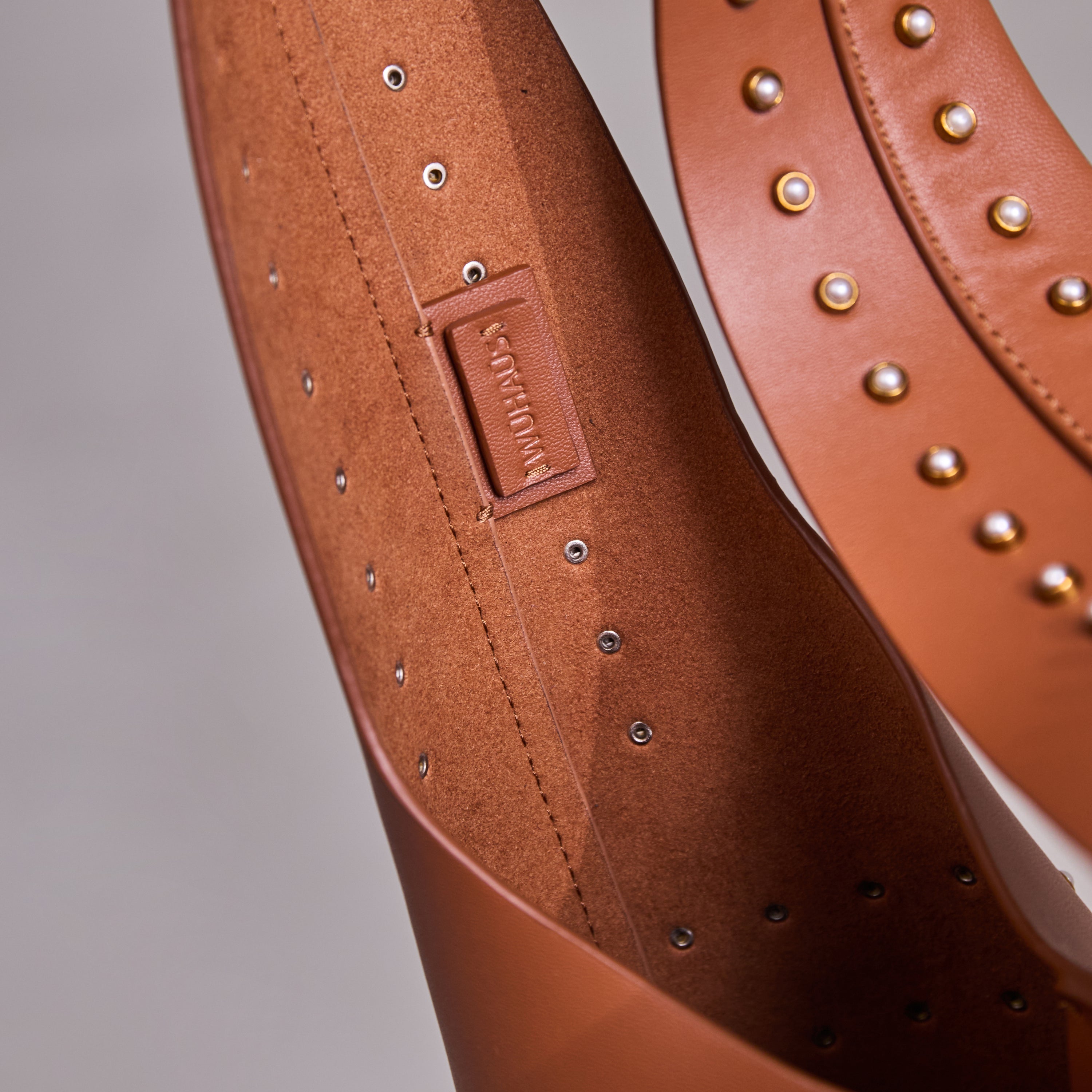 Vessel Stud Tan Bucket Bag (limited edition)