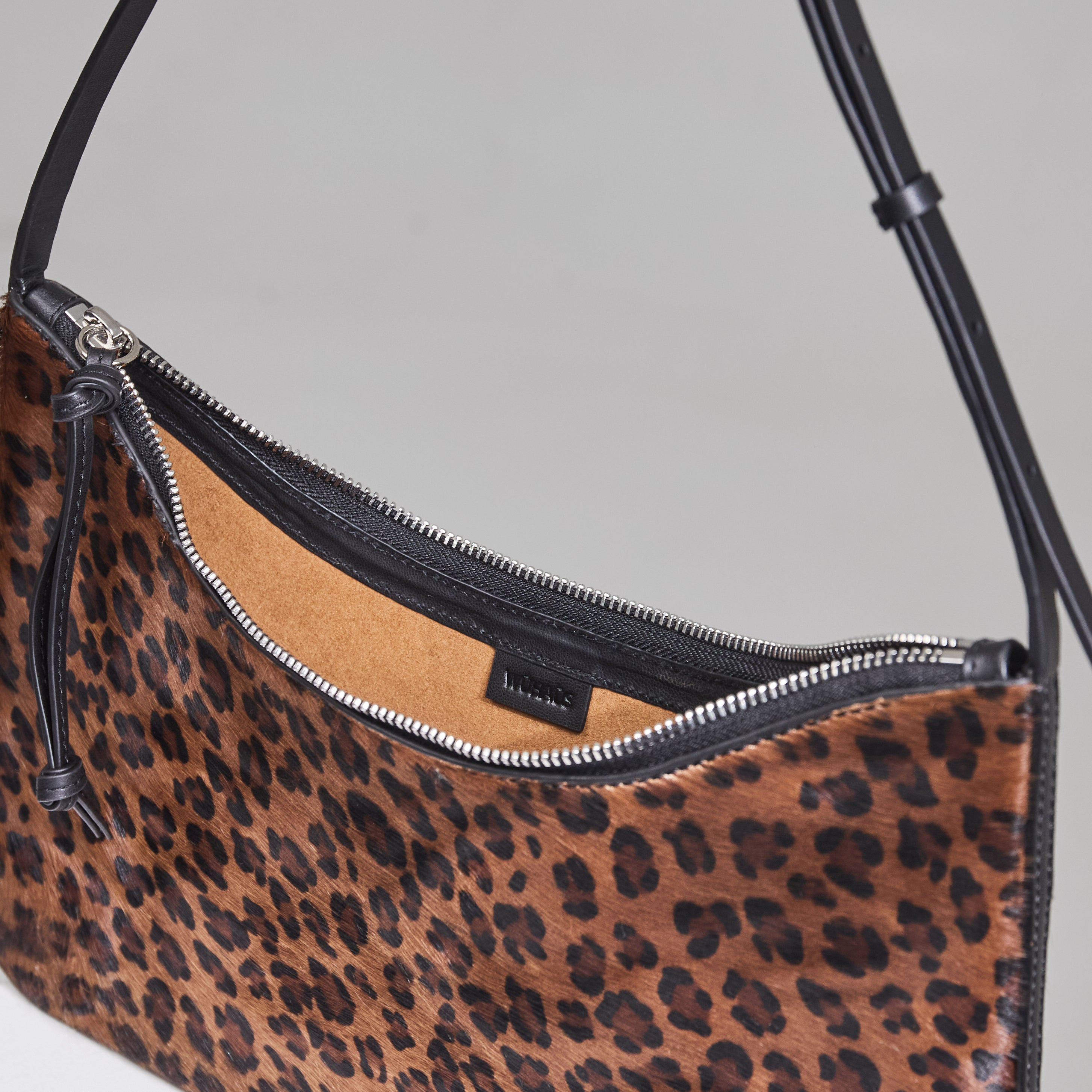 Veil Leopard Print Shoulder Bag