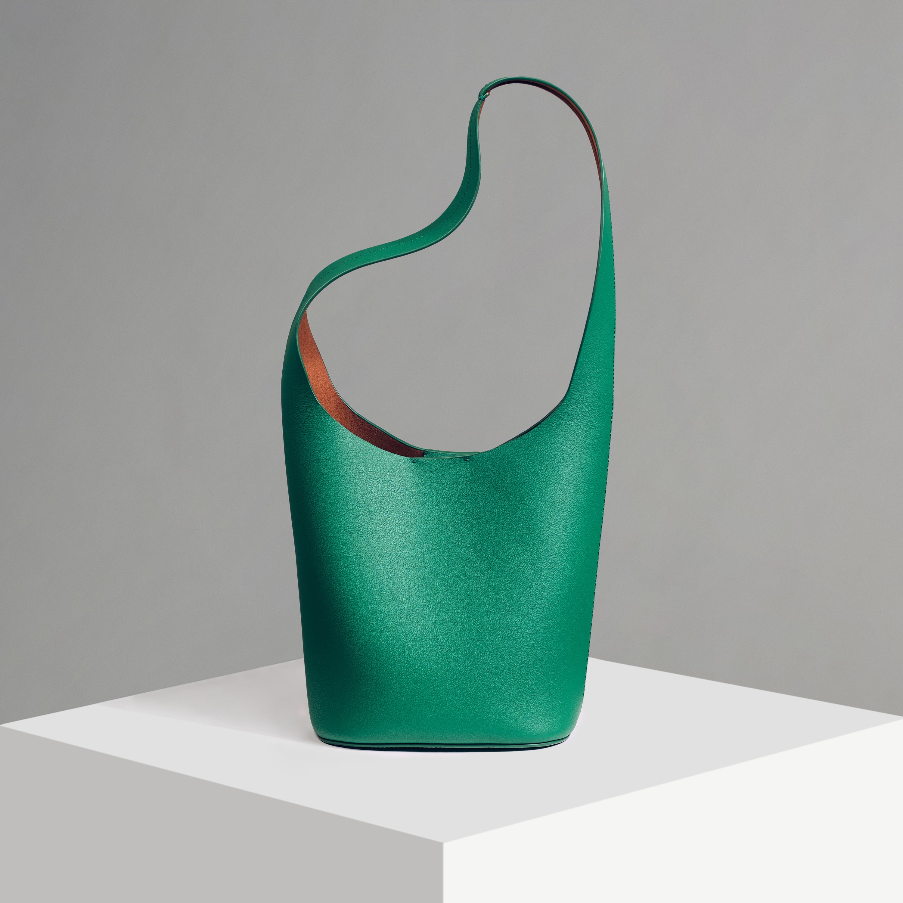 Vessel Green Calf Leather Bucket Bag (pre-order)