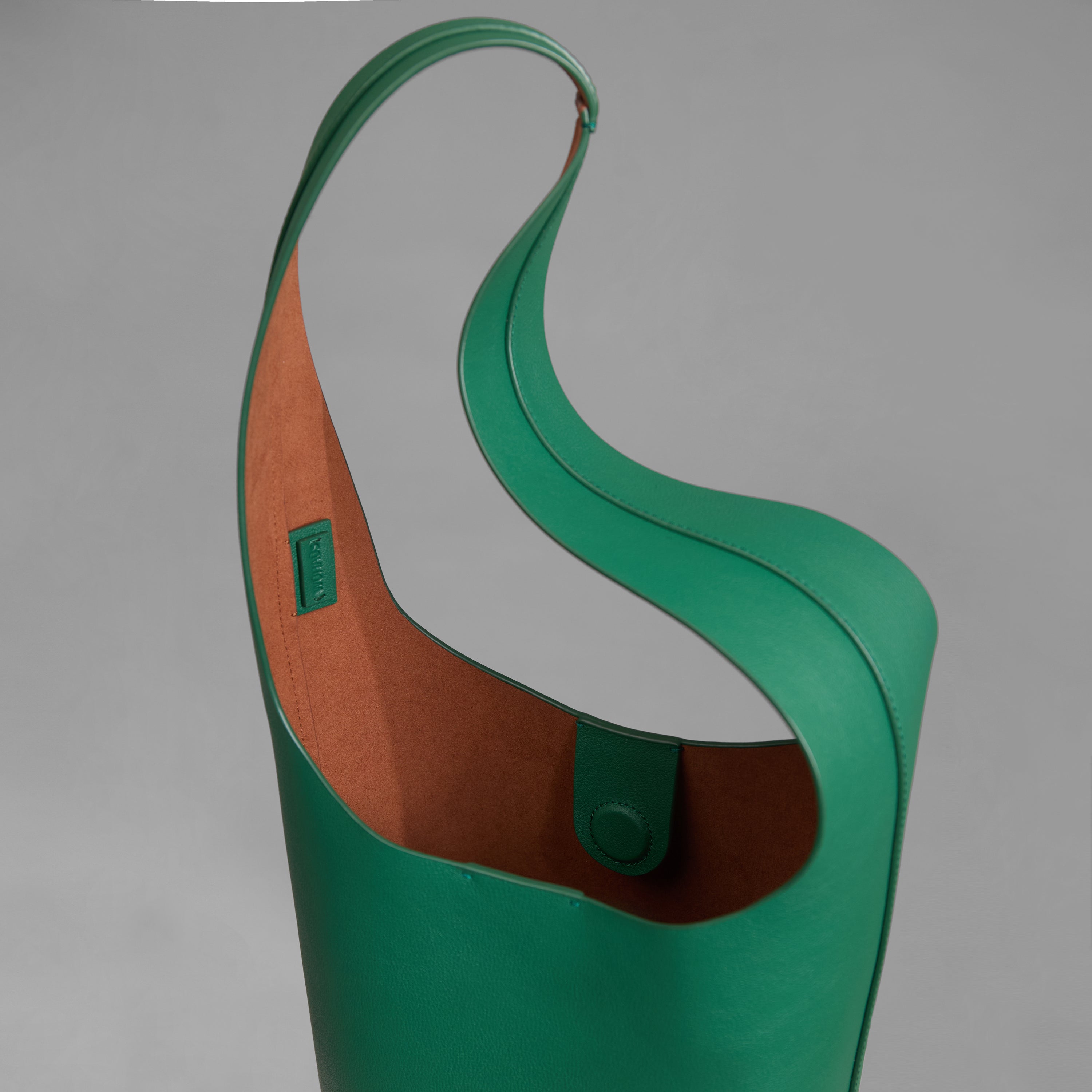 Vessel Green Calf Leather Bucket Bag (pre-order)