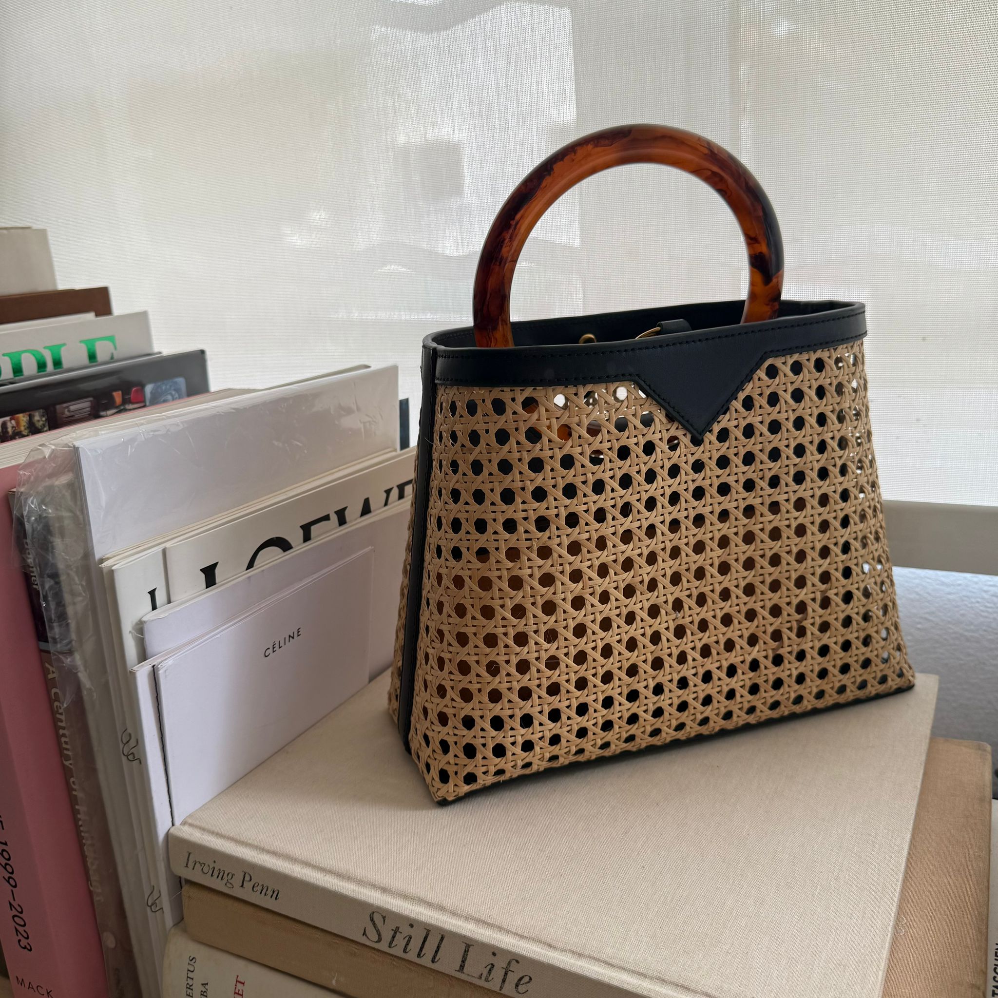 Miller 9 Rattan Nyonya Top Handle