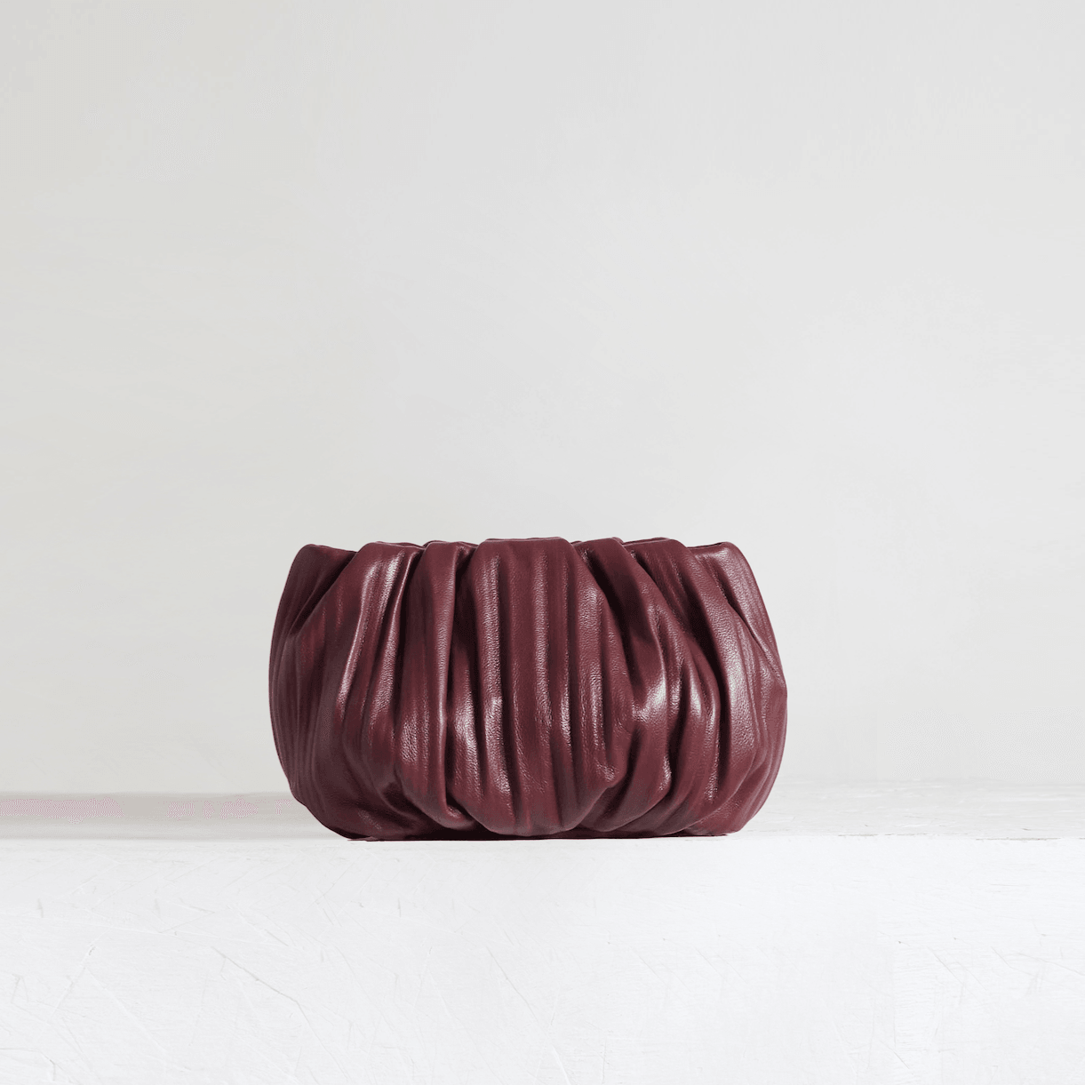 Bubble 8 Burgundy Clutch - WŪHAŪS